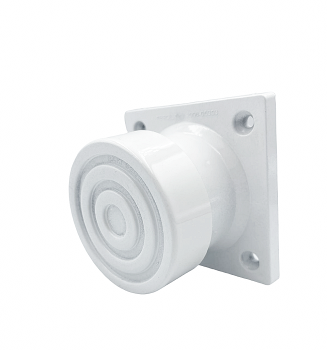 Picior SDF cilindric reglabil pentru mobilier, finisaj alb, H:50 mm [4]