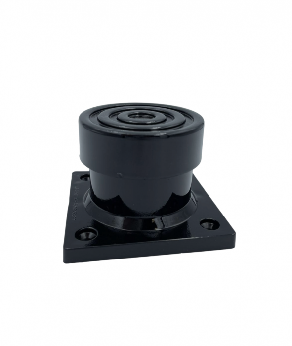 Picior SDF cilindric reglabil pentru mobilier, finisaj negru, H:50 mm [2]