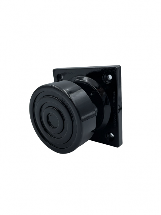 Picior SDF cilindric reglabil pentru mobilier, finisaj negru, H:50 mm [4]