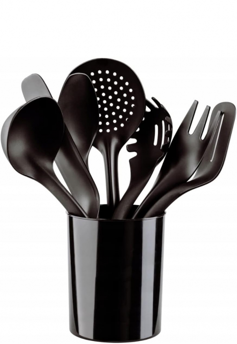 Polonic pentru gatit Handy, negru [6]