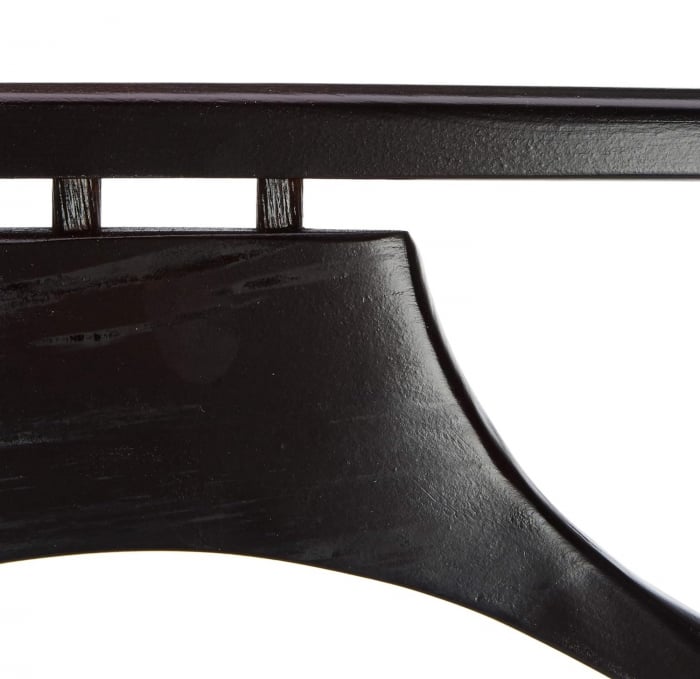 Portmantou dublu din lemn masiv de fag, finisaj wenge maro, 470x360x1010 mm [5]