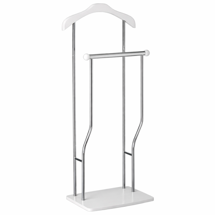 Portmantou dublu Greg, cu spatiu pentru pantofi, finisaj alb, 400x300x1070 mm [6]