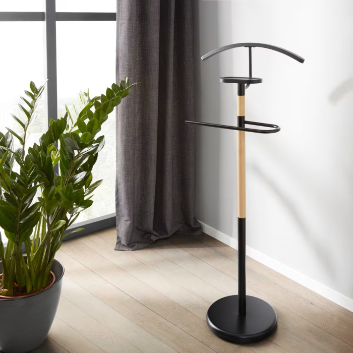 Portmantou Foster, finisaj negru/fag, 470x290x1120 mm [3]