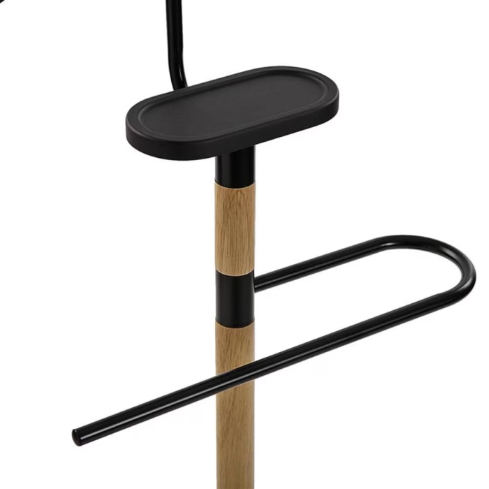 Portmantou Foster, finisaj negru/fag, 470x290x1120 mm [10]