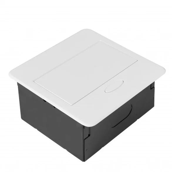 Priză încorporabilă în blat Avaro GTV, 1 priză Schuko, 2 x USB A, alb [5]