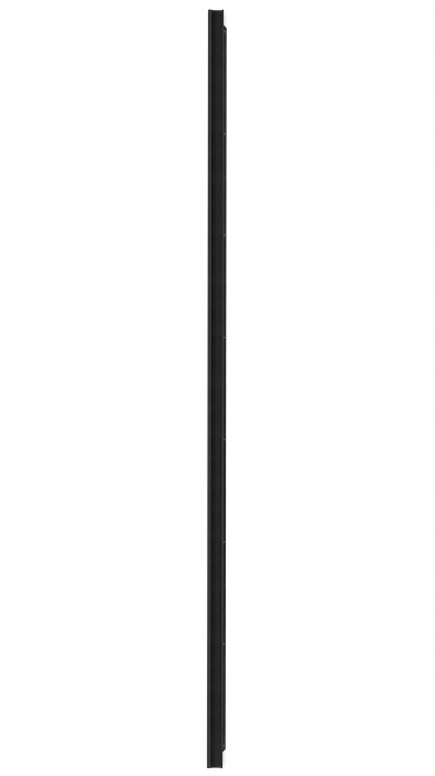 Profil maner pentru mobila Six, finisaj negru lava texturat, L:3000 mm [1]