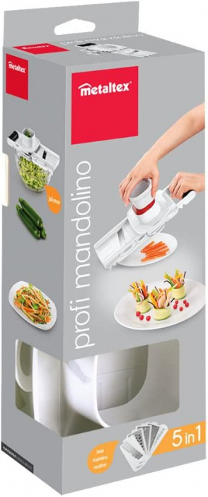 Razatoare multifunctionala Profi Mandolino cu 5 lame interschimbabile din inox [9]