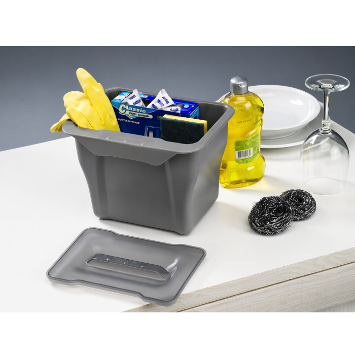 Recipient pentru resturi menajere Gollinucci, gri, 5 l [2]