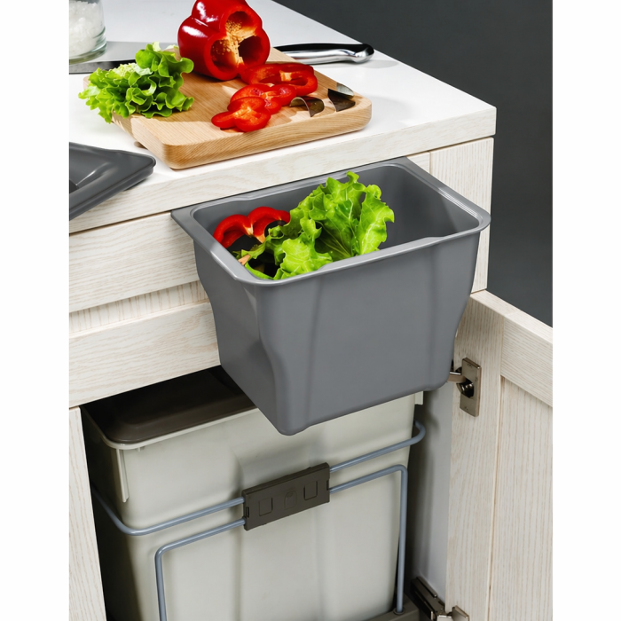 Recipient pentru resturi menajere Gollinucci, gri, 5 l [3]