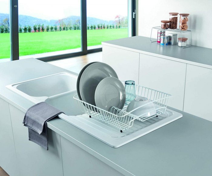 Scurgator de vase Big 40 cu picioruse antiderapante, finisaj alb [4]