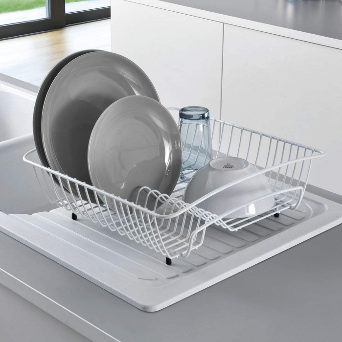 Scurgator de vase Big 40 cu picioruse antiderapante, finisaj alb [3]