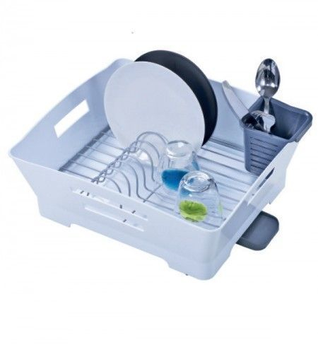 Scurgator de vase cu suport tacamuri detasabil, alb cu gri, Pelikan 31500 [2]