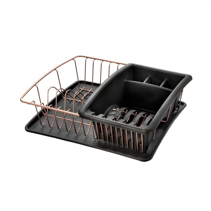 Scurgator de vase cu suport tacamuri detasabil Aquatex Plus Copper, finisaj cupru [2]