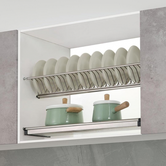 Scurgator din otel inoxidabil pentru vase montabil in dulap de bucatarie cu dimensiune de 1000 mm [7]