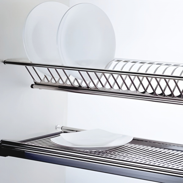 Scurgator din otel inoxidabil pentru vase montabil in dulap de bucatarie cu dimensiune de 800 mm [9]