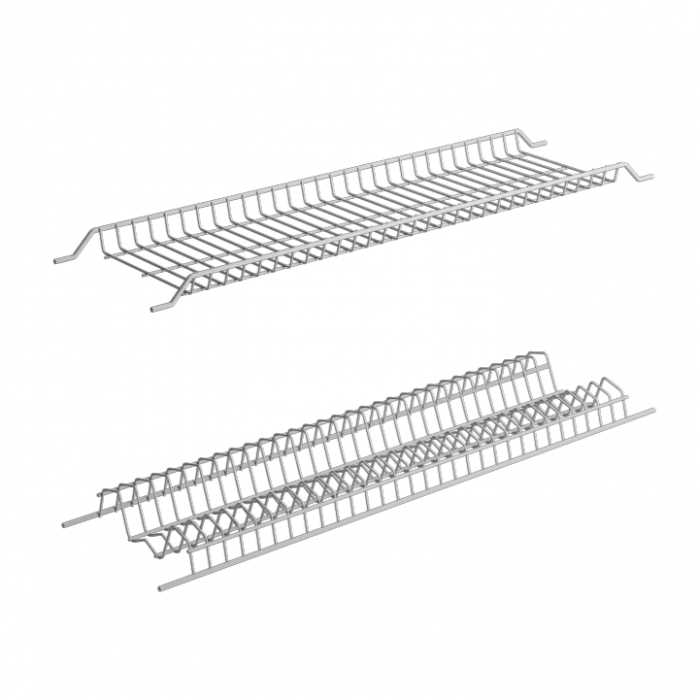 Scurgator, picurator vase, model 701, din otel, pentru latime exterioara corp 700 mm, finisaj gri aluminiu [2]