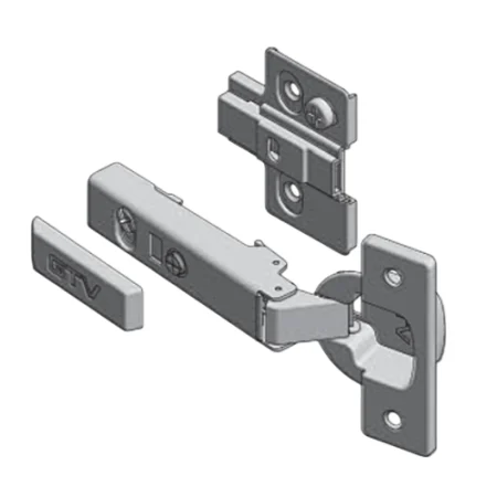 Set 100 bucati balamale aplicate Solid Plus, cu amortizor si reglaj 3D [4]