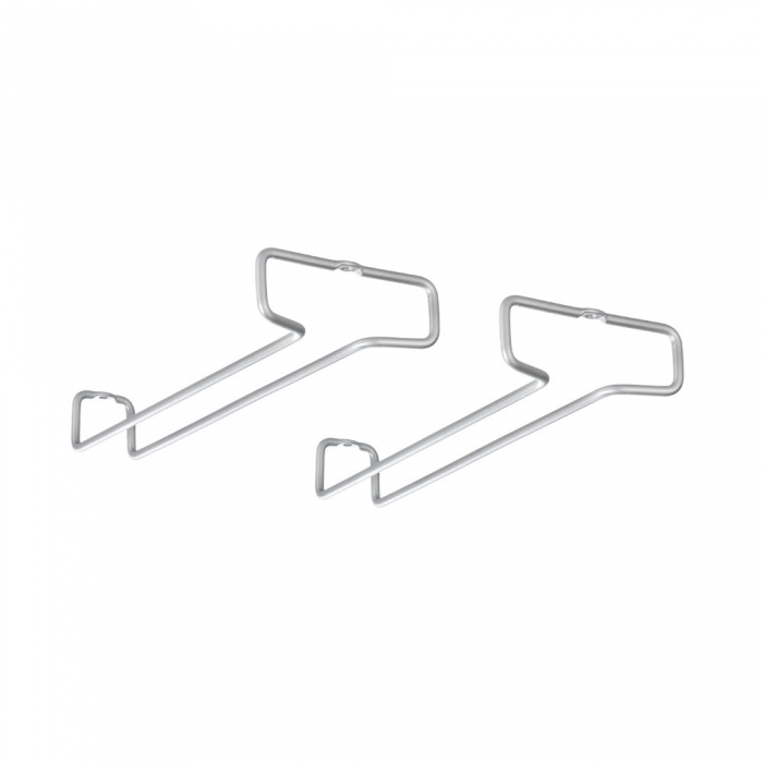 Set 2 suporturi pentru pahare Rail 26x4x11 cm, gri [2]