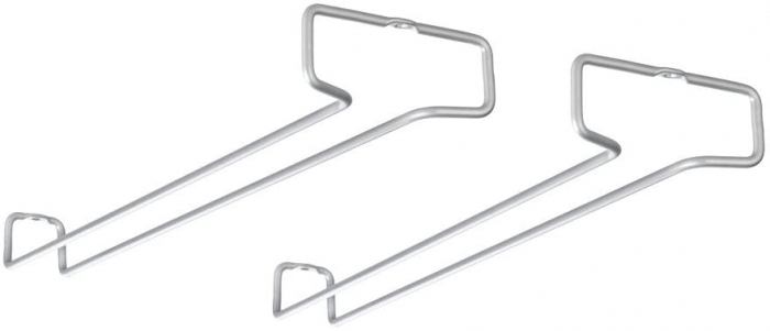 Set 2 suporturi pentru pahare Rail 41x4x11 cm, gri [3]