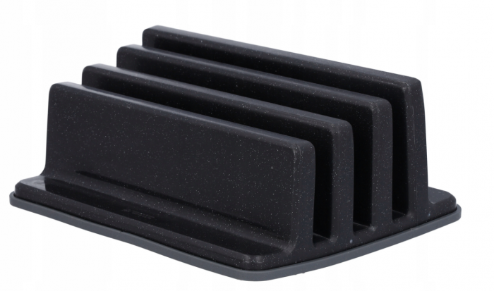 Set 2 tocatoare Vegana S, M, cu suport, negru cosmos [9]