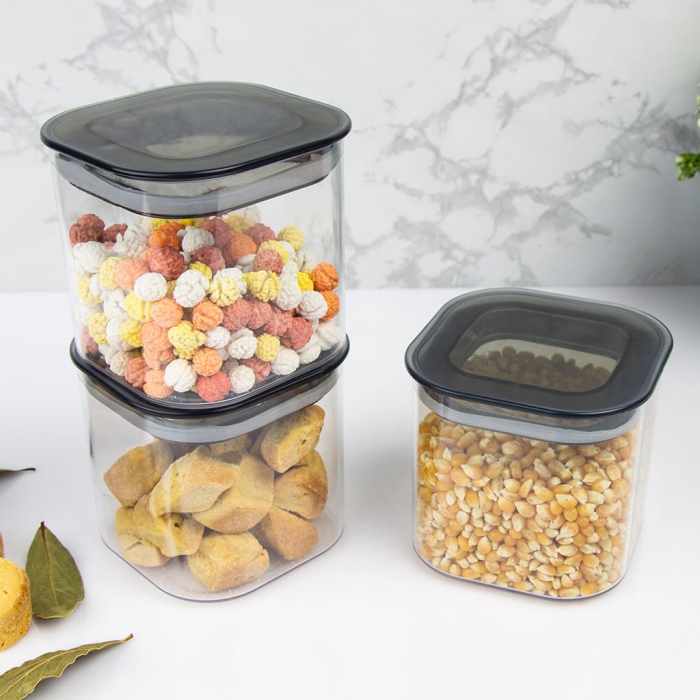 Set 3 bucati de recipiente ermetice pentru alimente, 0.5 l [4]