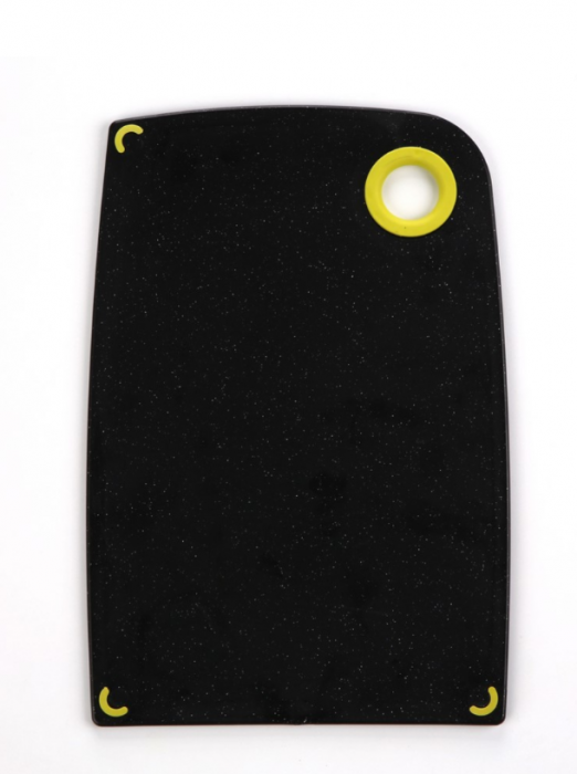 Set 3 tocatoare din plastic antiderapante S, M, L, cu suport, negru cosmos [7]