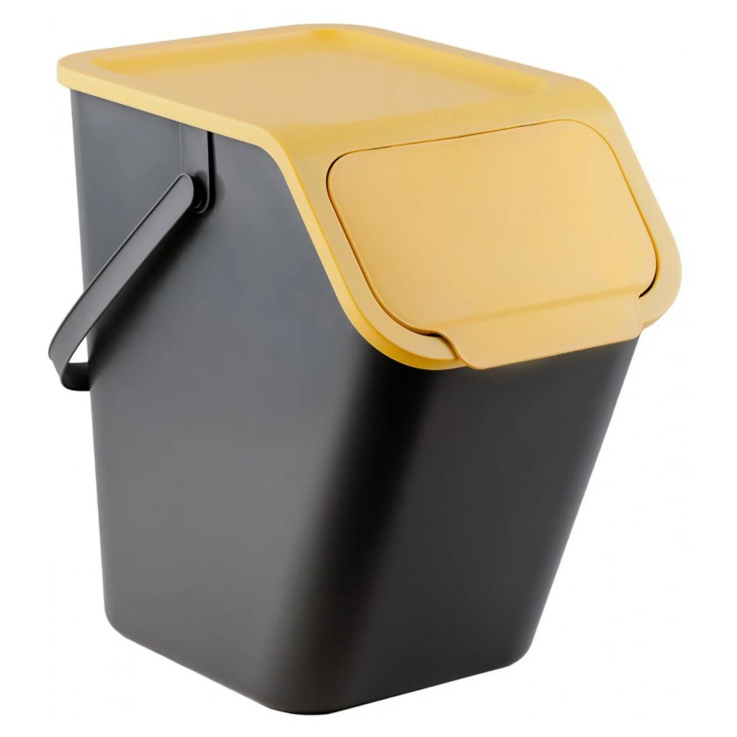 Set 4 cosuri reciclare gunoi Bini, cu manere si capace colorate [11]