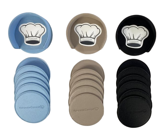 Set 6 suporturi pahare, Kitchen Cover coasters, albastru [4]