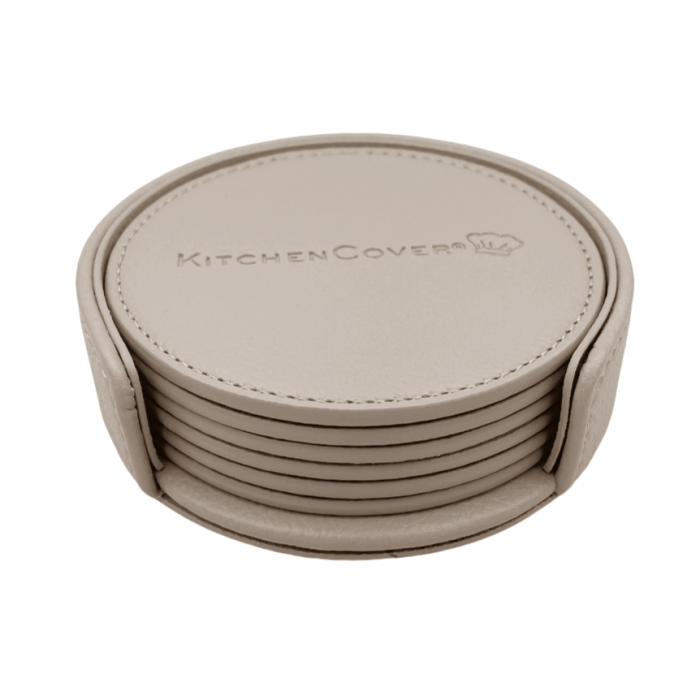 Set 6 suporturi pahare, Kitchen Cover coasters, crem [7]