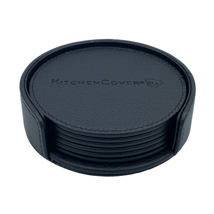 Set 6 suporturi pahare, Kitchen Cover coasters, negru [7]