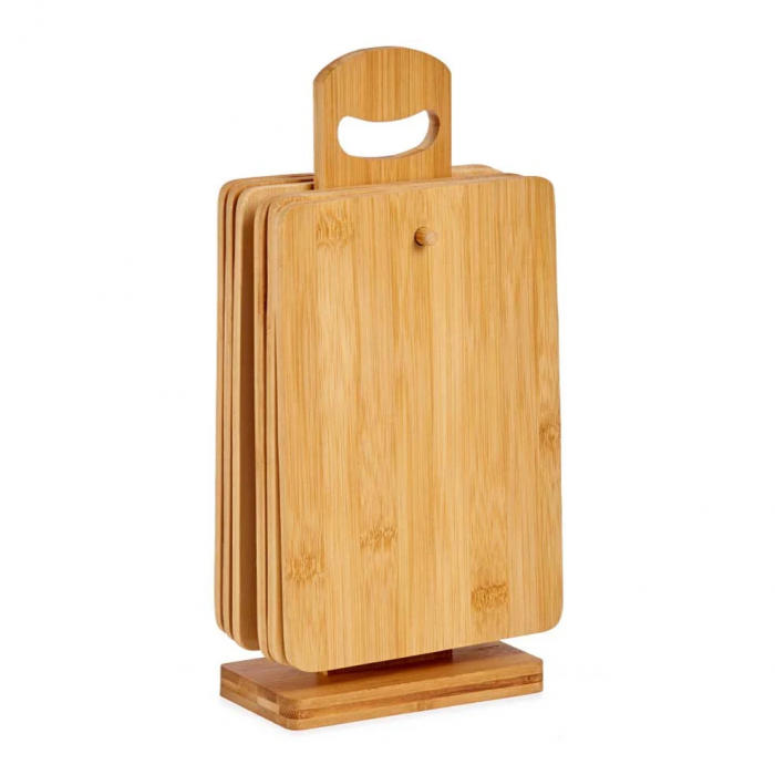 Set 6 tocatoare bambus cu suport [2]