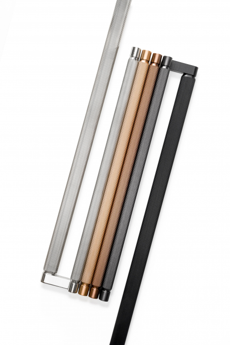 Set manere spatiale double Brooklyn Big, finisaj negru periat, L:1074 mm [7]