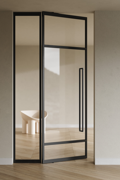 Set manere spatiale double Brooklyn Big, finisaj negru titan, L:1074 mm [4]