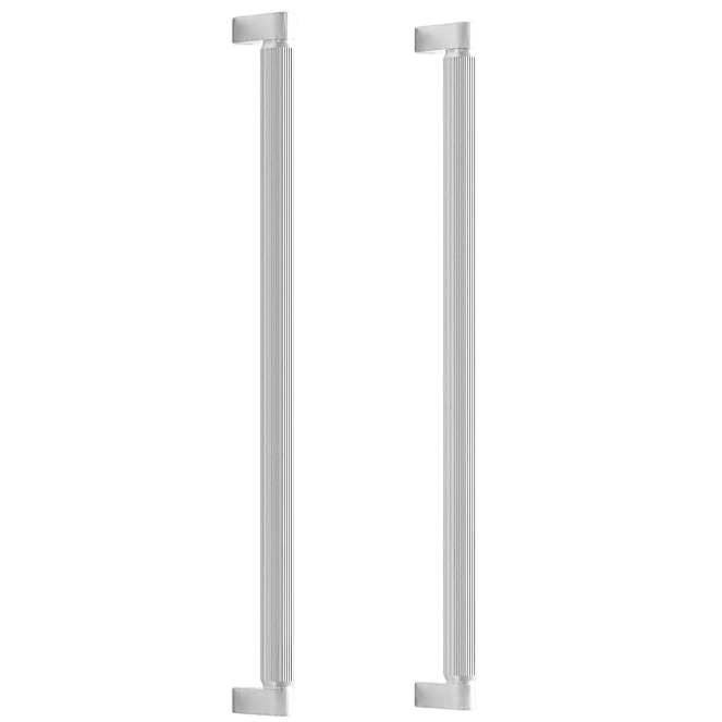 Set manere spatiale double Brooklyn Big, finisaj nichel lucios, L:466 mm [1]