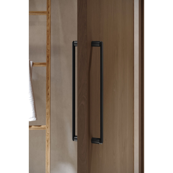 Set manere spatiale double Fase Big, finisaj negru periat, L:348 mm [5]