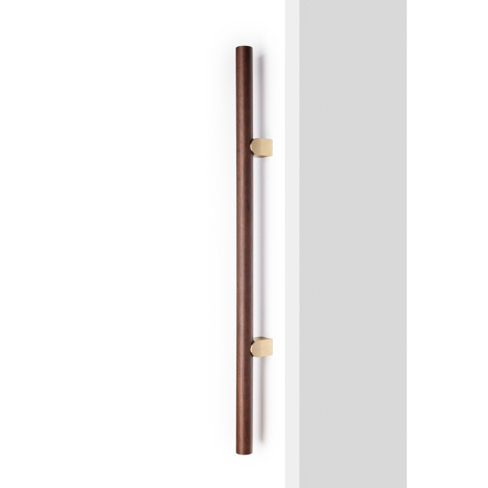 Set manere spatiale double Kumo Wood Big One, finisaj nuc / alama periata, L:878 mm [3]