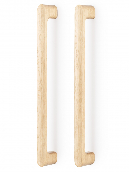 Set manere spatiale double Luv Wood Big, finisaj natur, L:418,5 mm [1]