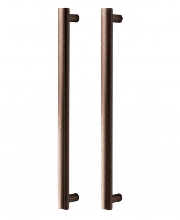 Set manere spatiale double Moon, finisaj bronz periat, L:424 mm [1]