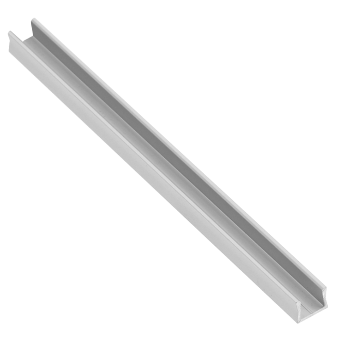 Set profil LED aplicat Glax Micro GTV, din aluminiu, argintiu, cu dispersor opac, 2 m [6]