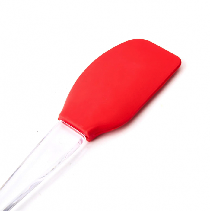 Spatula din silicon pentru bucatarie, rosie, 0.7×4.8×24.8 cm [2]