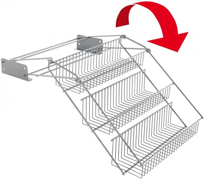 Stativ rabatabil pentru condimente cu 3 etaje Up&Down , gri [3]