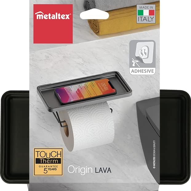 Suport cu tavita pentru hartie igienica Origin Lava, 22*11*8 cm [5]