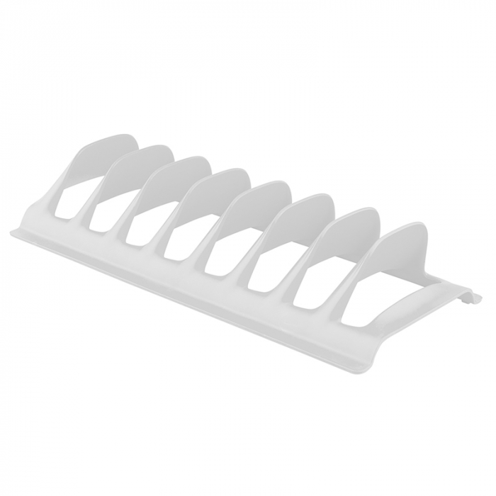 Suport farfurii uscare rapida, alb, 13x30x6 cm [5]