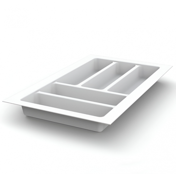 Suport modular organizare tacamuri, modul central, alb, 292x480 mm [2]