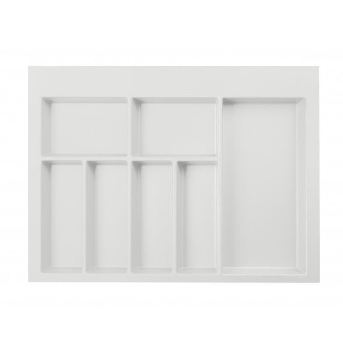 Suport organizare tacamuri Axispace, alb, montabil in sertar de bucatarie [1]