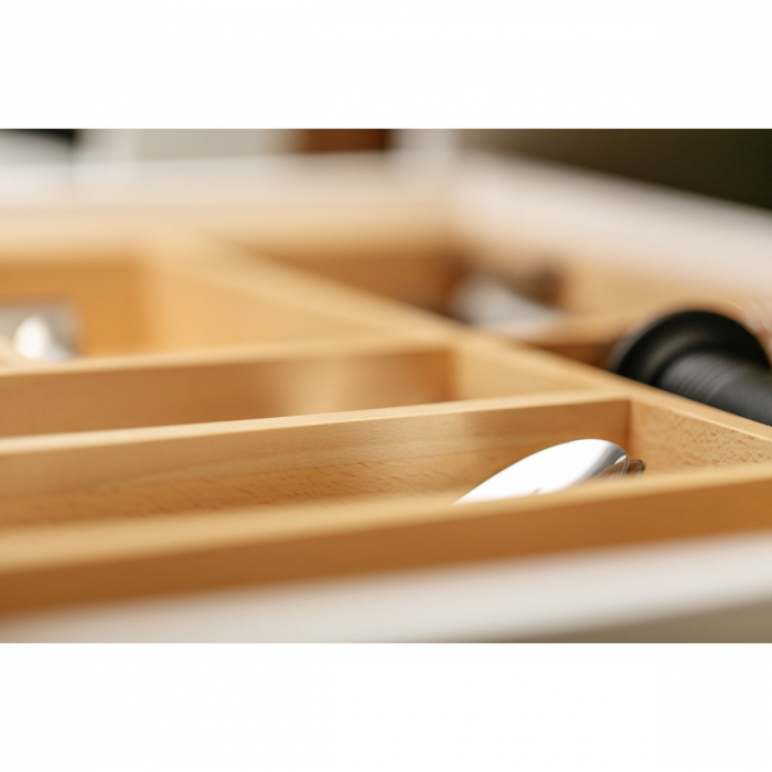 Suport organizare tacamuri Customi, extensibil 400-600 mm, pentru latime exterioara corp 500 mm, fag [4]
