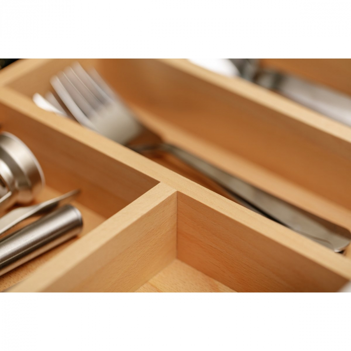 Suport organizare tacamuri Customi, extensibil 400-600 mm, pentru latime exterioara corp 500 mm, fag [5]