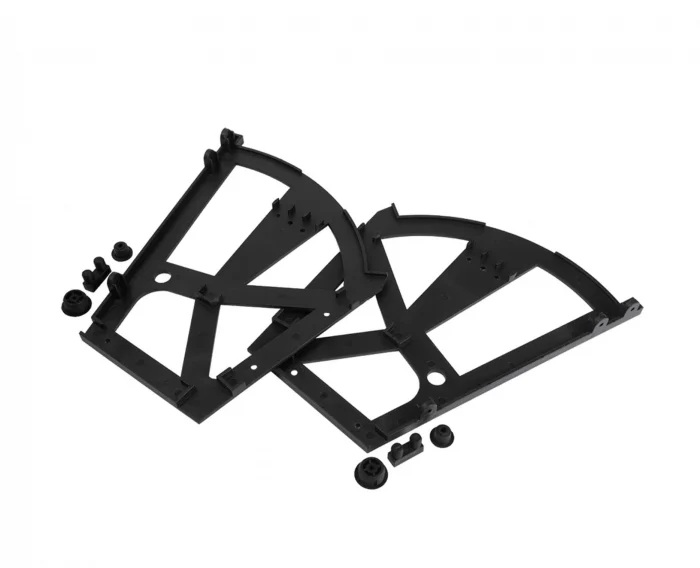 Suport pantofi cu doua spatii, negru mat, 295x198 mm [2]