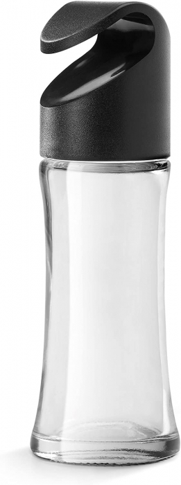 Suport pentru condimente carusel Spice 8 cu 8 recipiente din sticla cu capace negre [2]