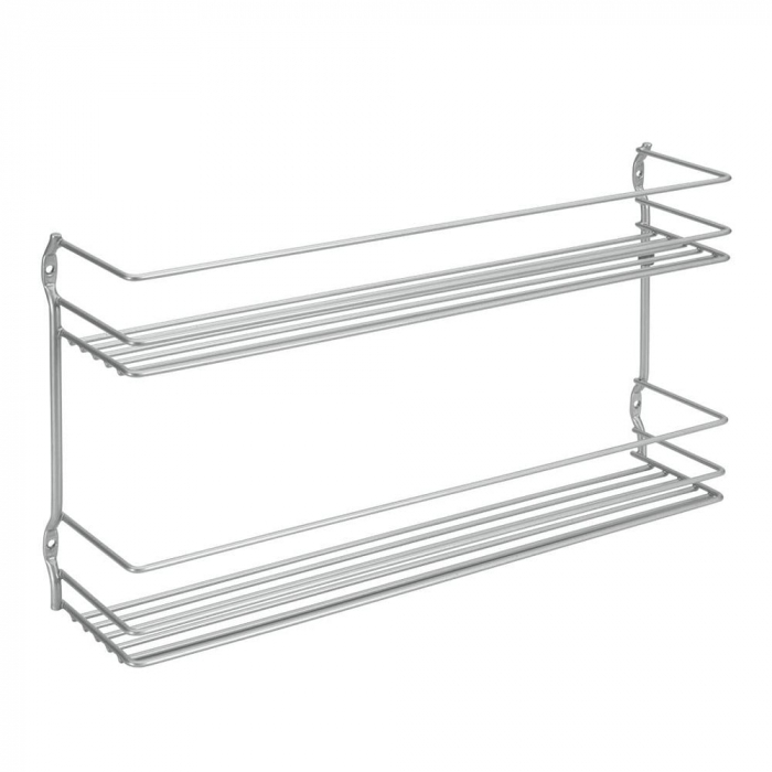 Suport pentru condimente cu 2 nivele, Pepito 2, gri, 36 x 8 x 19 cm [2]